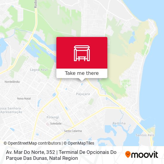 Av. Mar Do Norte, 352 | Terminal De Opcionais Do Parque Das Dunas map