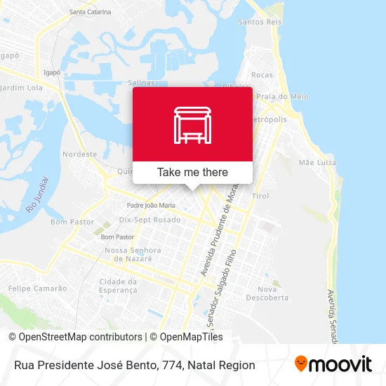 Rua Presidente José Bento, 774 map
