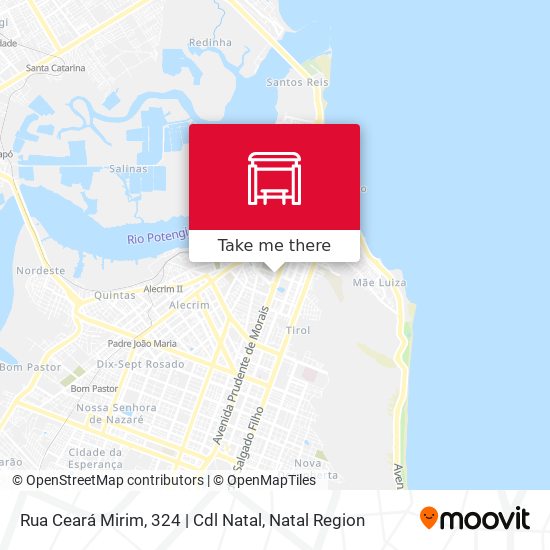 Rua Ceará Mirim, 324 | Cdl Natal map