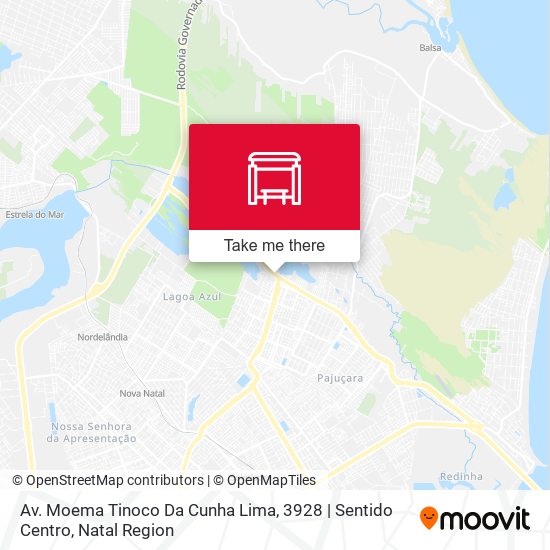 Av. Moema Tinoco Da Cunha Lima, 3928 | Sentido Centro map