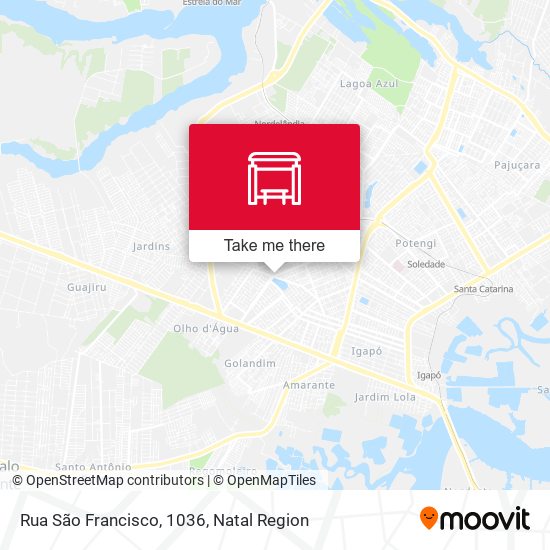 Rua São Francisco, 1036 map