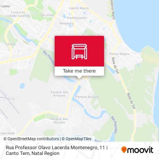 Rua Professor Olavo Lacerda Montenegro, 11 | Canto Tem map