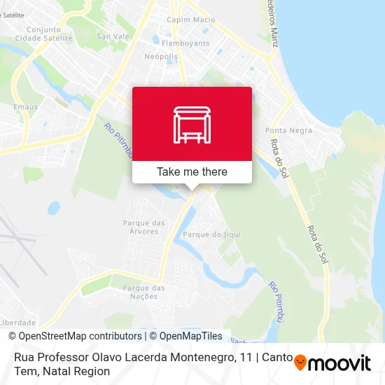 Rua Professor Olavo Lacerda Montenegro, 11 | Canto Tem map