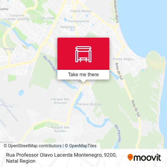 Rua Professor Olavo Lacerda Montenegro, 9200 map