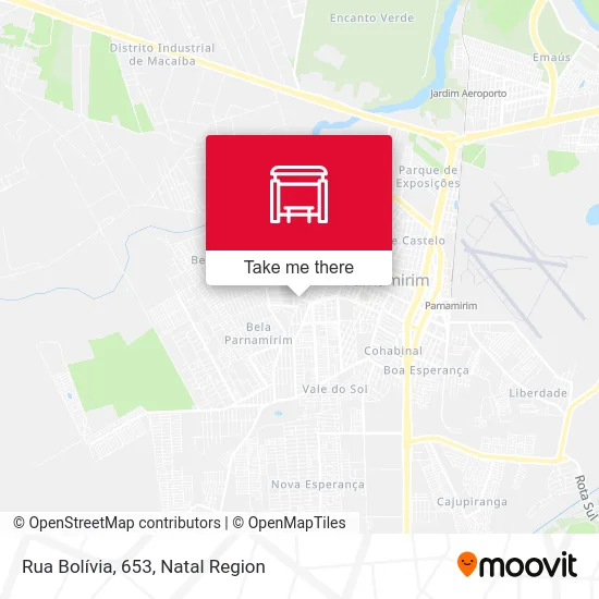 Rua Bolívia, 653 map