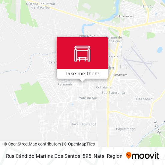 Rua Cândido Martins Dos Santos, 595 map