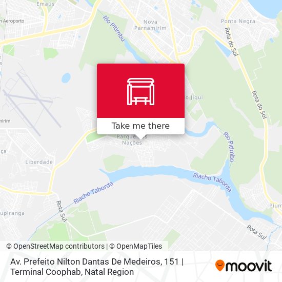 Av. Prefeito Nilton Dantas De Medeiros, 151 | Terminal Coophab map