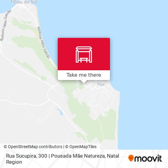 Rua Sucupira, 300 | Pousada Mãe Natureza map