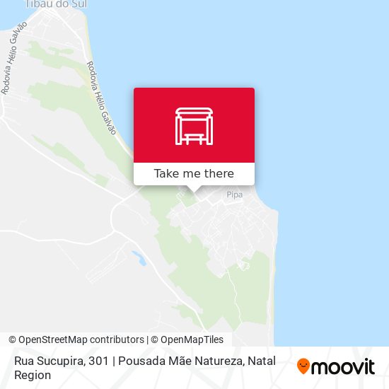 Rua Sucupira, 301 | Pousada Mãe Natureza map