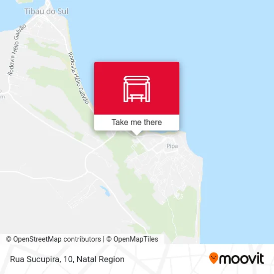 Rua Sucupira, 10 map