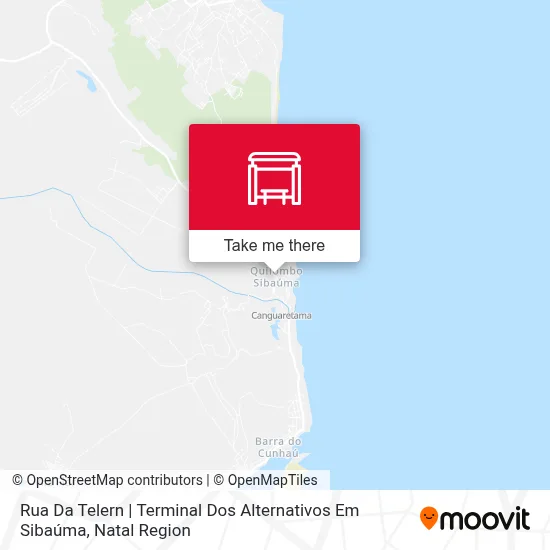 Rua Da Telern | Terminal Dos Alternativos Em Sibaúma map