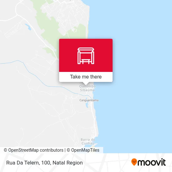 Rua Da Telern, 100 map