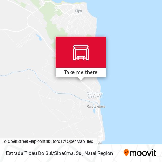 Estrada Tibau Do Sul / Sibaúma, Sul map