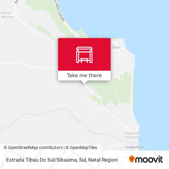 Estrada Tibau Do Sul / Sibaúma, Sul map