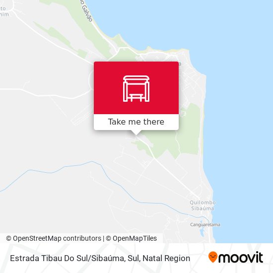 Estrada Tibau Do Sul / Sibaúma, Sul map