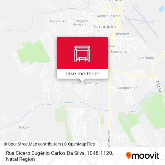 Rua Cícero Eugênio Carlos Da Silva, 1048-1120 map