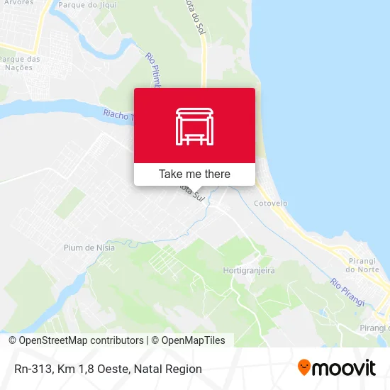 Rn-313, Km 1,8 Oeste map