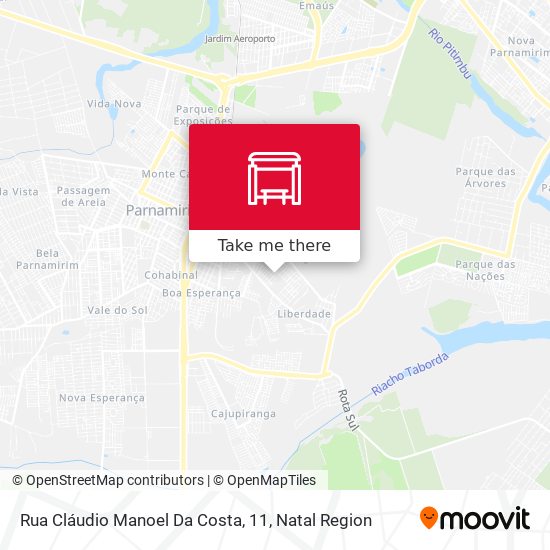 Mapa Rua Cláudio Manoel Da Costa, 11