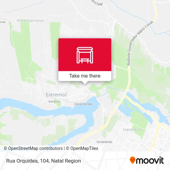 Rua Orquídea, 104 map