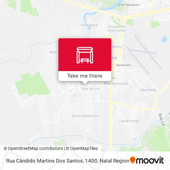 Rua Cândido Martins Dos Santos, 1400 map