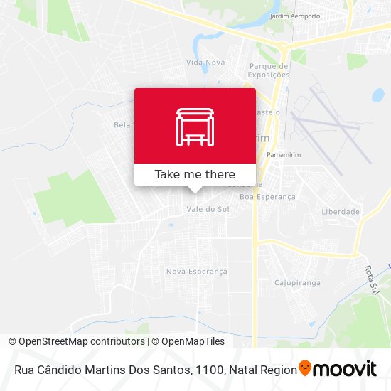 Rua Cândido Martins Dos Santos, 1100 map