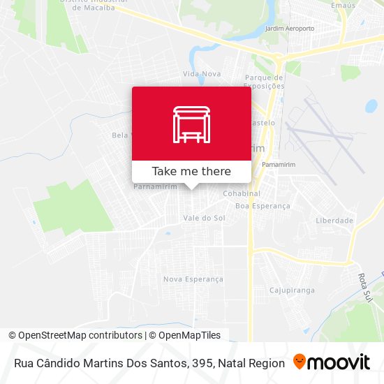 Rua Cândido Martins Dos Santos, 395 map