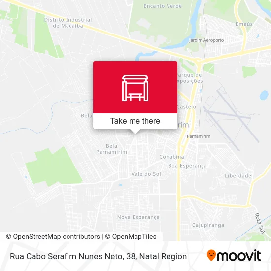 Rua Cabo Serafim Nunes Neto, 38 map