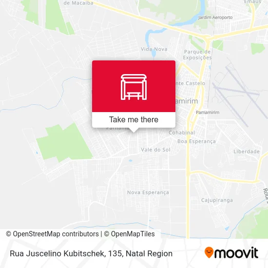 Rua Juscelino Kubitschek, 135 map