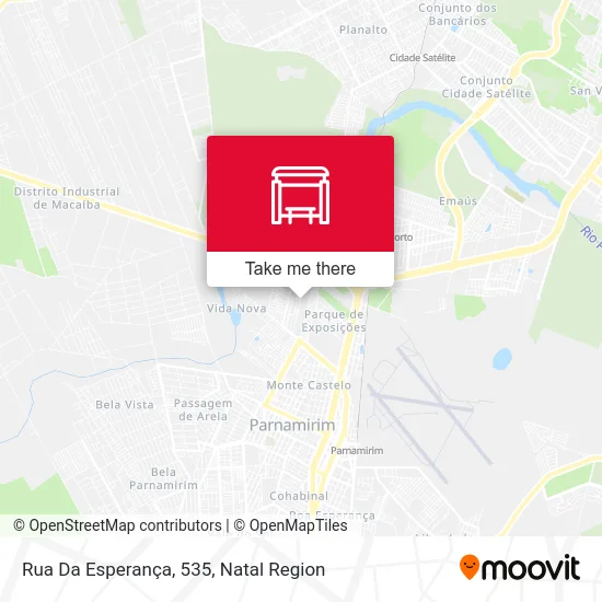 Rua Da Esperança, 535 map