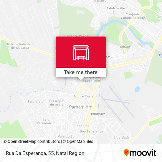 Rua Da Esperança, 55 map