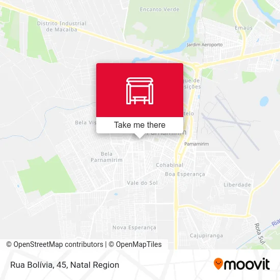 Rua Bolívia, 45 map