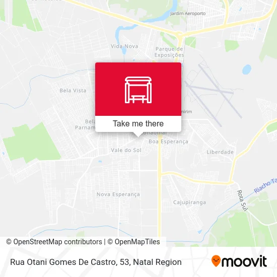 Rua Otani Gomes De Castro, 53 map