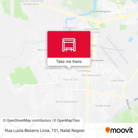 Rua Luzia Bezerra Lima, 731 map