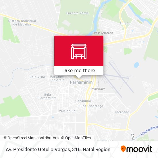 Mapa Av. Presidente Getúlio Vargas, 316