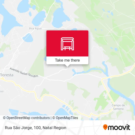 Rua São Jorge, 100 map