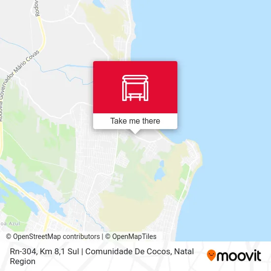 Rn-304, Km 8,1 Sul | Comunidade De Cocos map