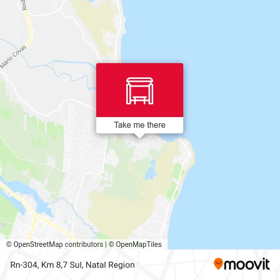 Rn-304, Km 8,7 Sul map