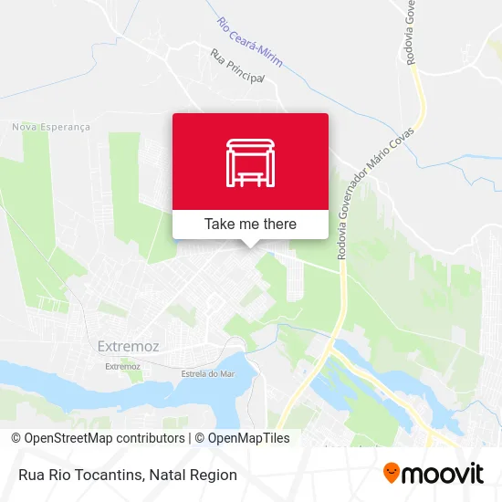 Rua Rio Tocantins map