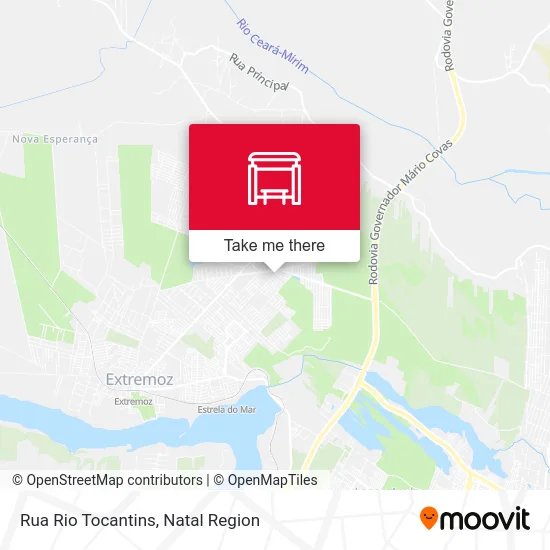 Rua Rio Tocantins map