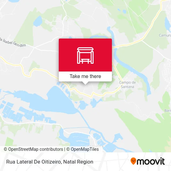 Rua Lateral De Oitizeiro map
