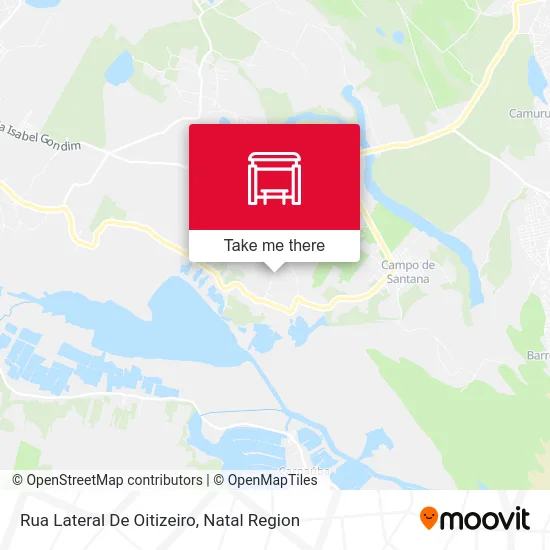Rua Lateral De Oitizeiro map