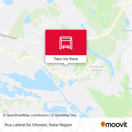 Rua Lateral De Oitizeiro map
