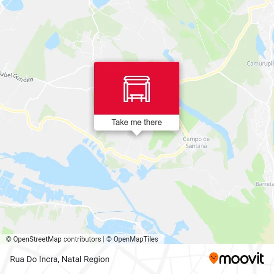 Rua Do Incra map