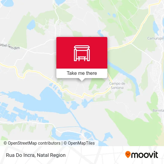 Rua Do Incra map