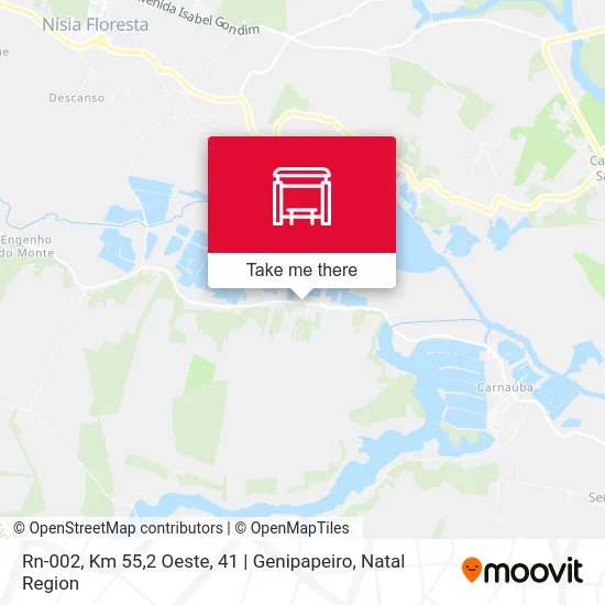 Rn-002, Km 55,2 Oeste, 41 | Genipapeiro map