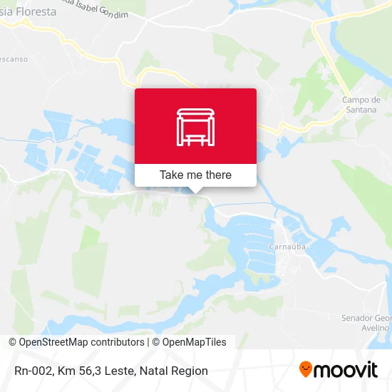 Rn-002, Km 56,3 Leste map