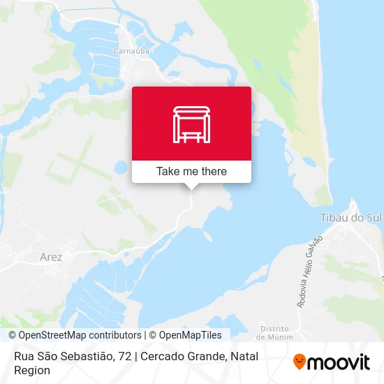 Rua São Sebastião, 72 | Cercado Grande map