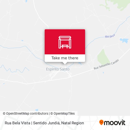 Rua Bela Vista | Sentido Jundiá map