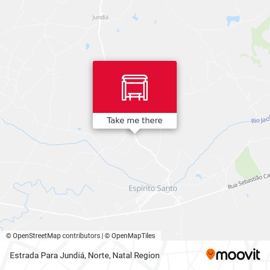 Estrada Para Jundiá, Norte map