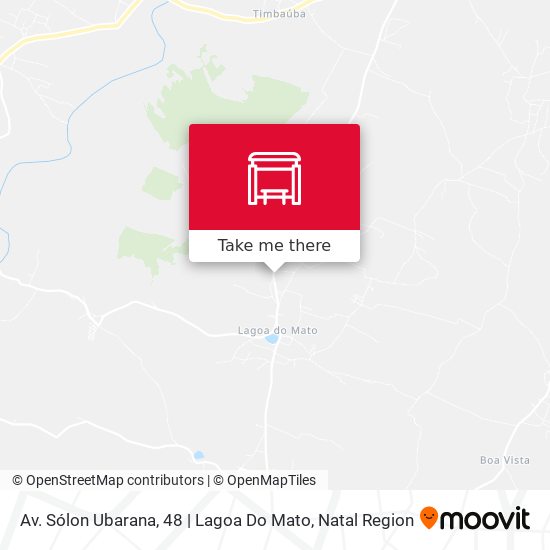 Av. Sólon Ubarana, 48 | Lagoa Do Mato map